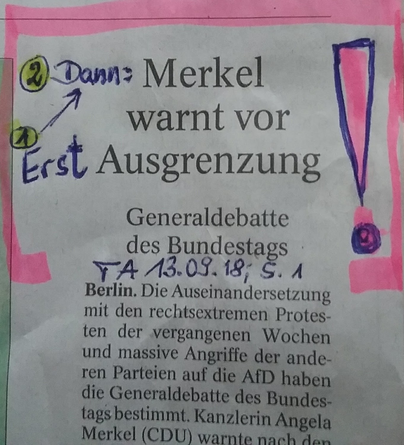 AMerkel Aktuell nachhaltig 2018