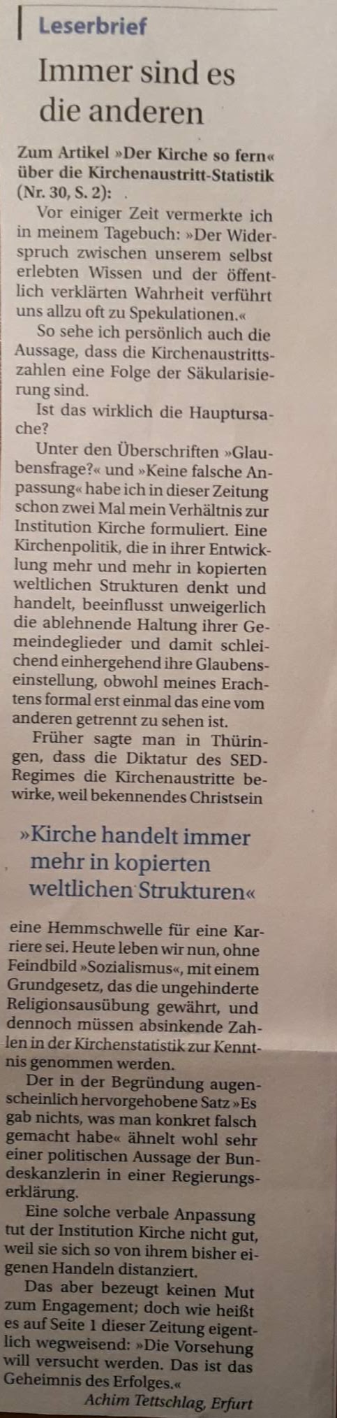 G u H 2018.07.29 Der Kirche so fern _3_ Blog 04.09.2018