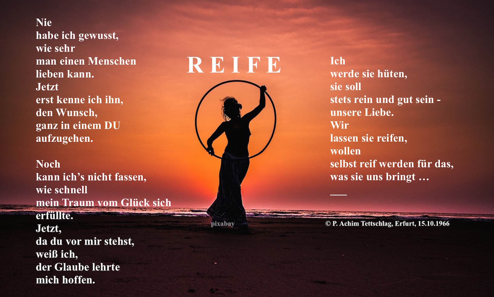 Gedicht im Bild_Reife 1966