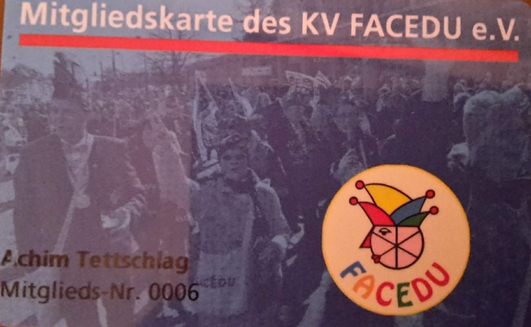 Karneval_FaCeDu - MitgliedsAusweis 0006 neu 2018