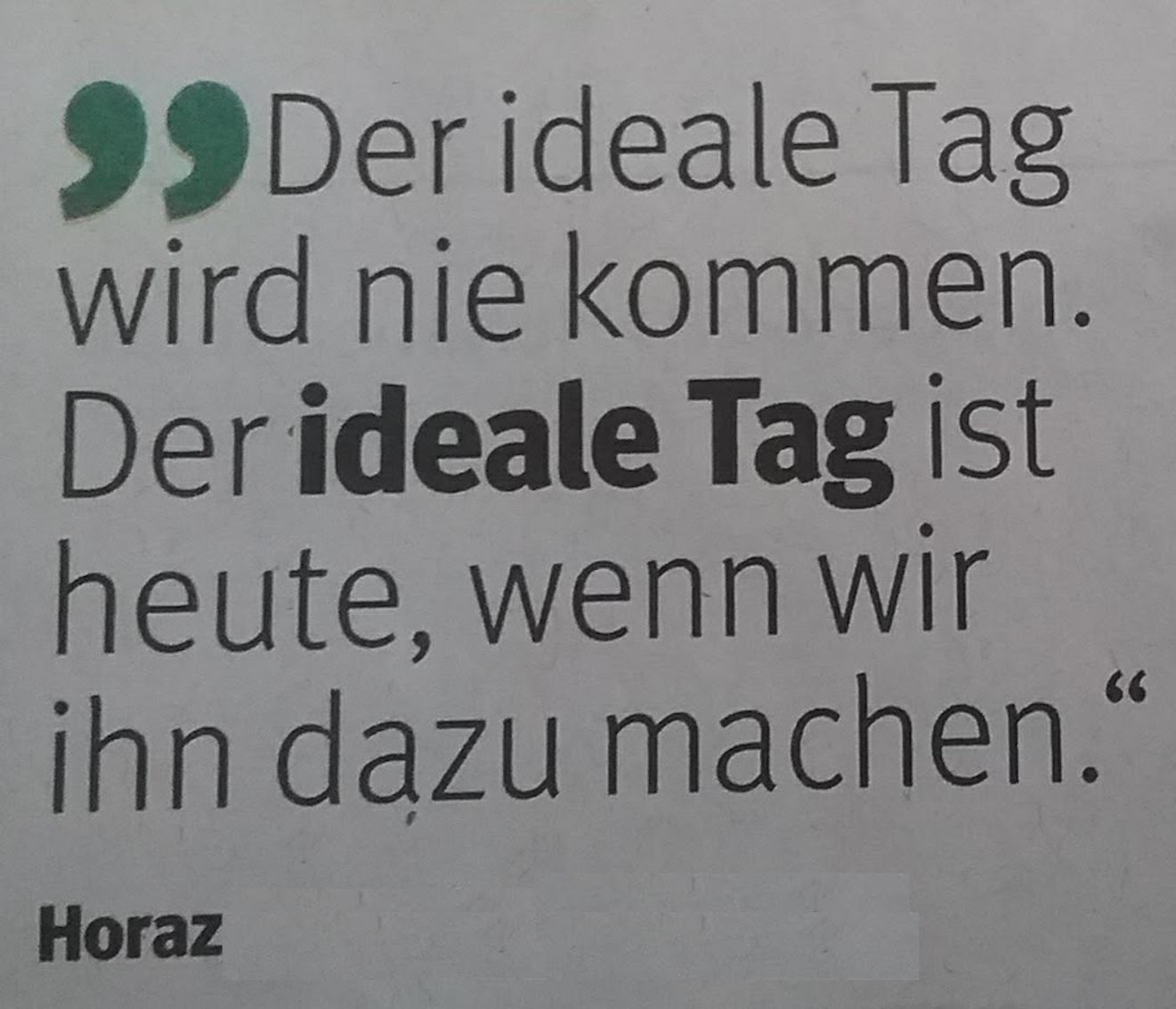 Zitat IdealTag