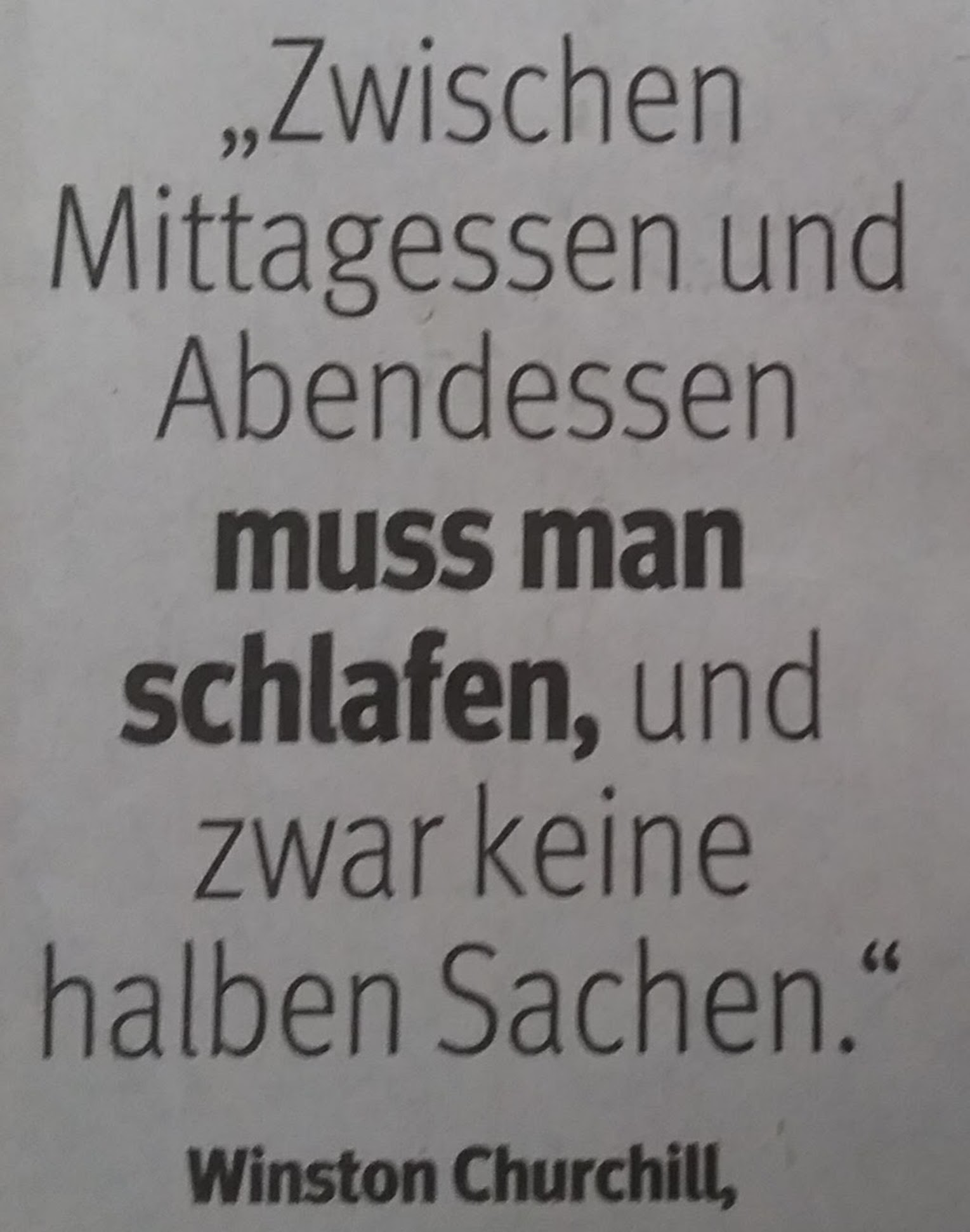 Zitat ZwischendurchSchlaf