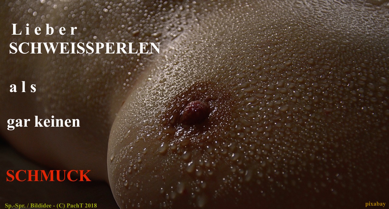 ZitatSpont SchweissPERLEN