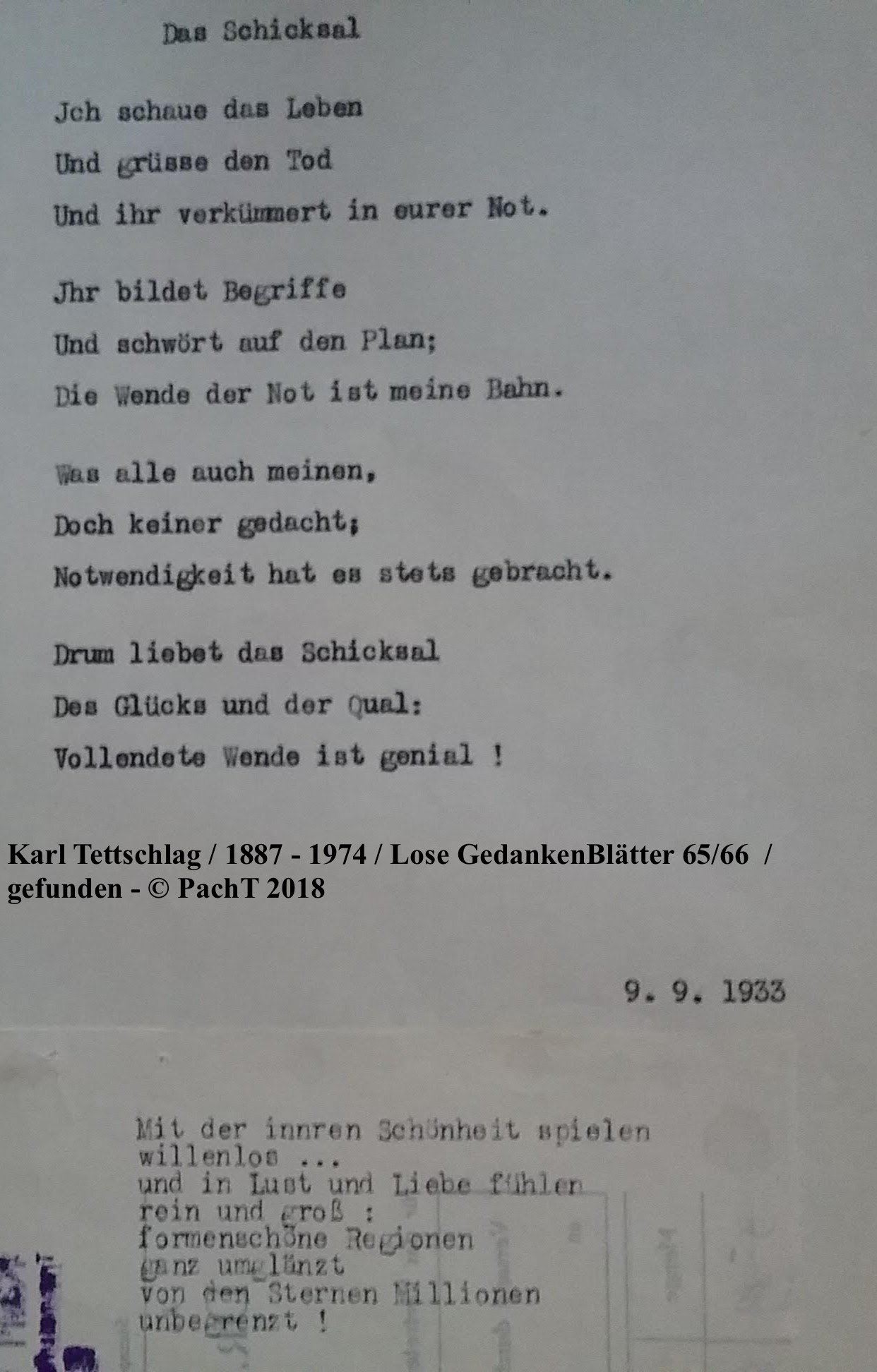 1887 - 1974 Erinnerungen an meinen Opa _ Lose GedankenBlätter 65:66