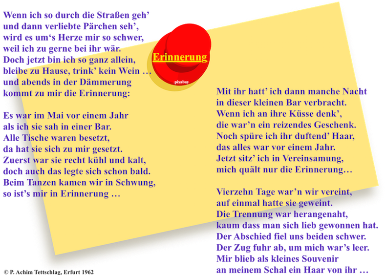 Gedicht im Bild_Erinnerung 1962