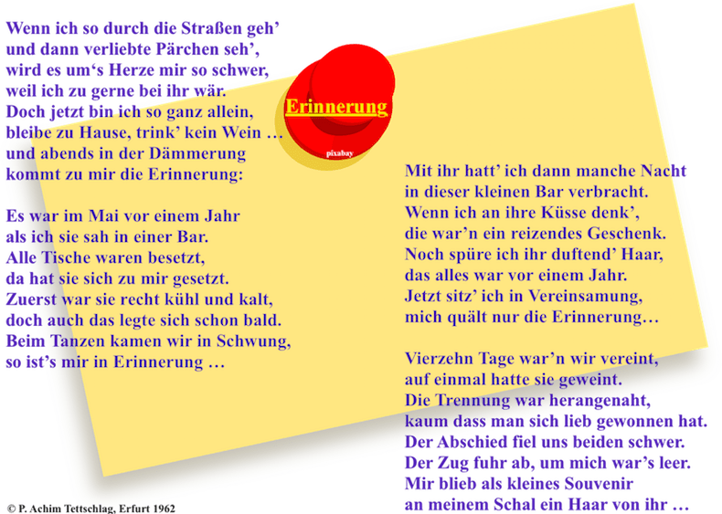 Gedicht im Bild_Erinnerung 1962