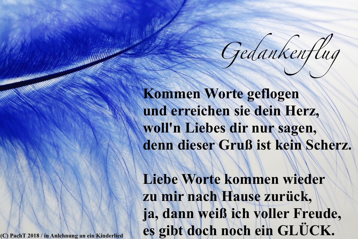 Gedicht im Bild_GedankenFlug 2018