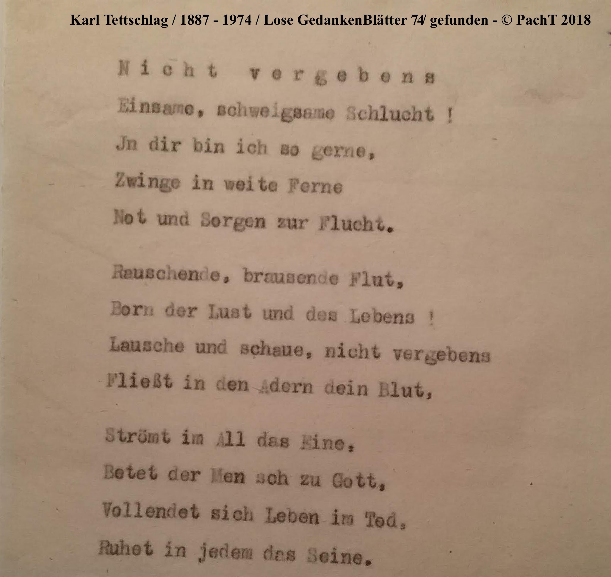 1887 - 1974 Erinnerungen an meinen Opa _ Lose GedankenBlätter 74