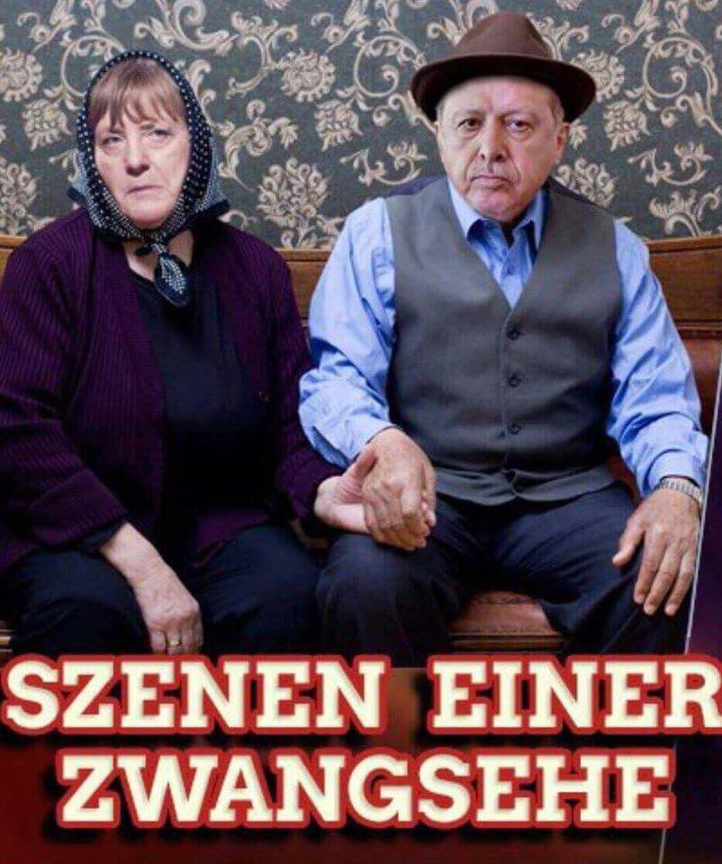 AMerkel und ihr selbstgewählter Partner