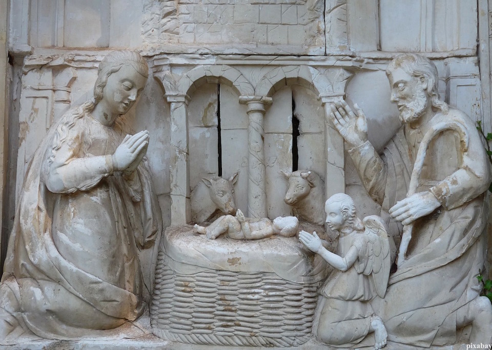 Weihnachten Krippenmotiv