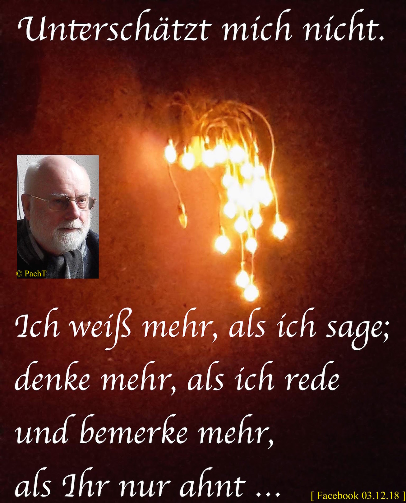 PachT Facebook über mich 2018.12.03 Prognose 2019