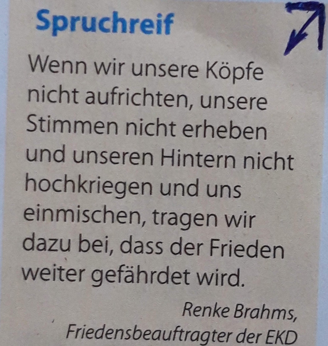 Zitat FriedensGefährdung