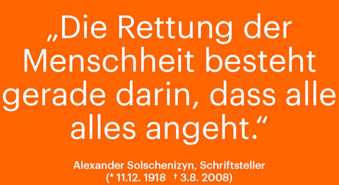 Zitat Menschheitsrettung